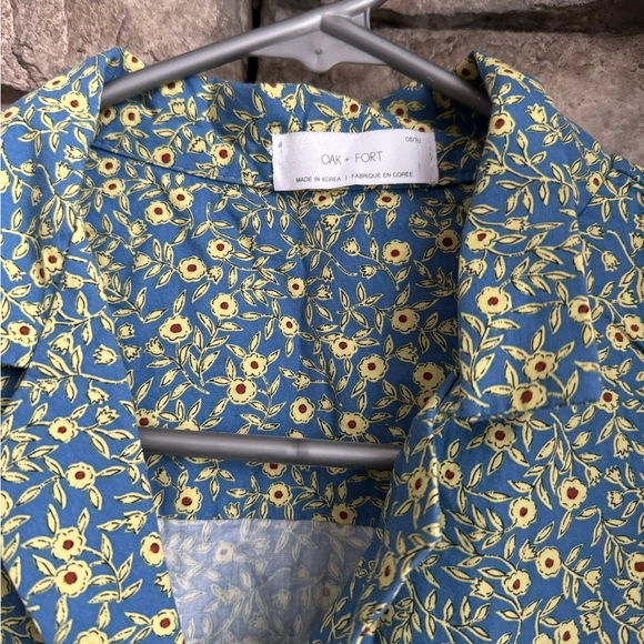 Oak and Fort floral camp shirt - Picture 2 of 5